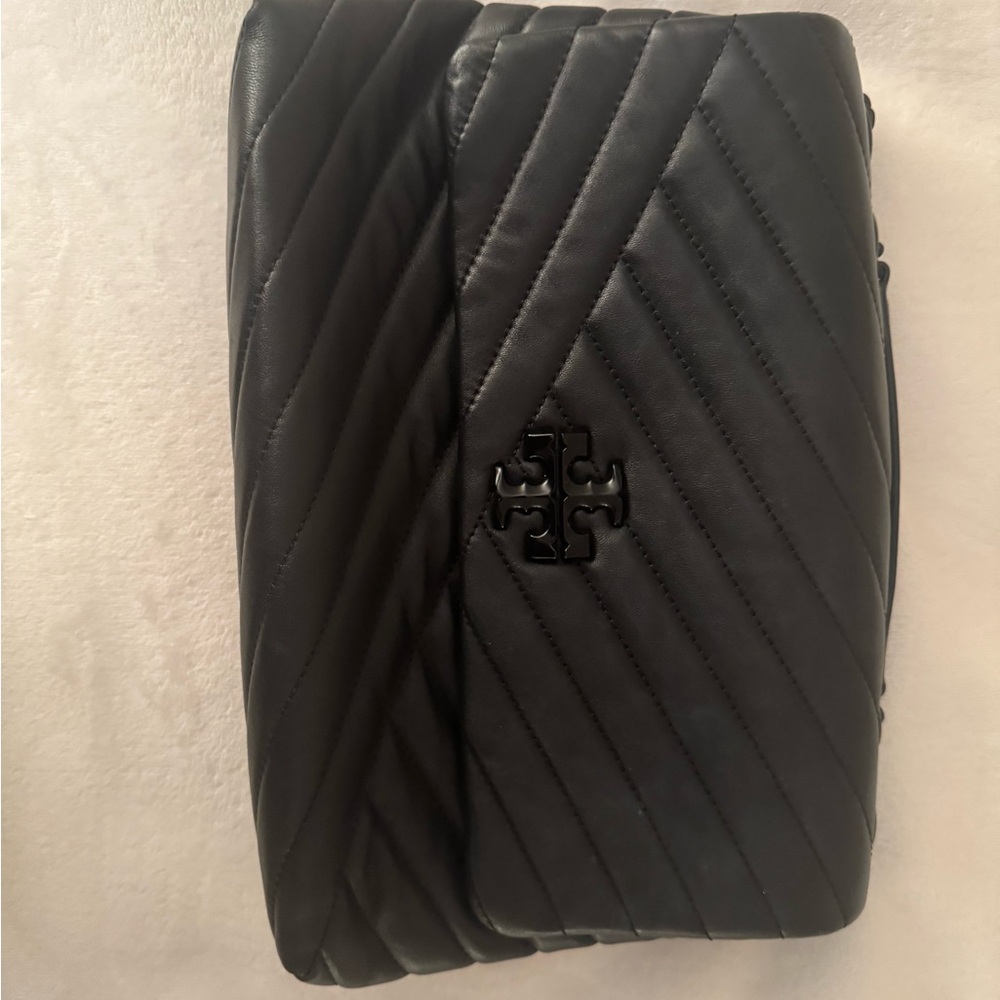 Tory Burch Kira Chevron Powder Coated Convertible Shoulder Bag